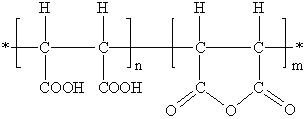 水解聚马来酸酐 HPMA 结构式